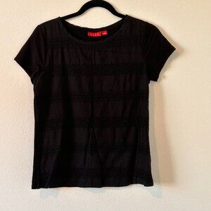 Elle Black Top Size M